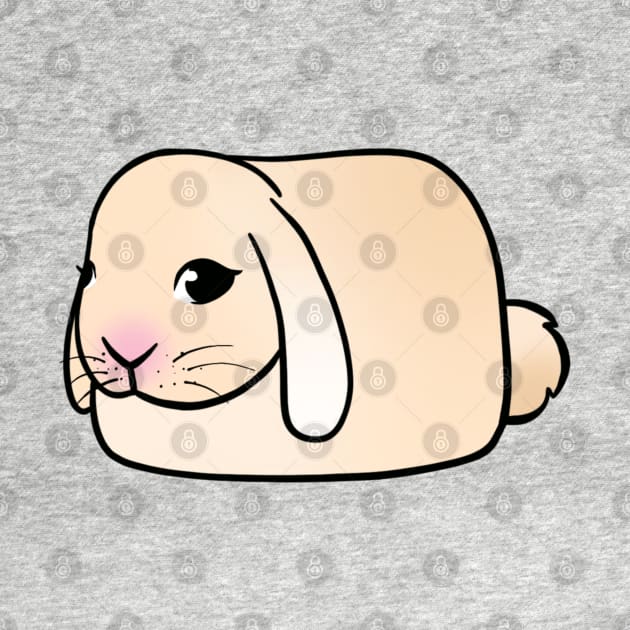 Cute bunny rabbit loaf by X-TrashPanda